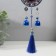 Wind music Metal from the evil eye "Eye with two bells" 30.5x8x2 cm