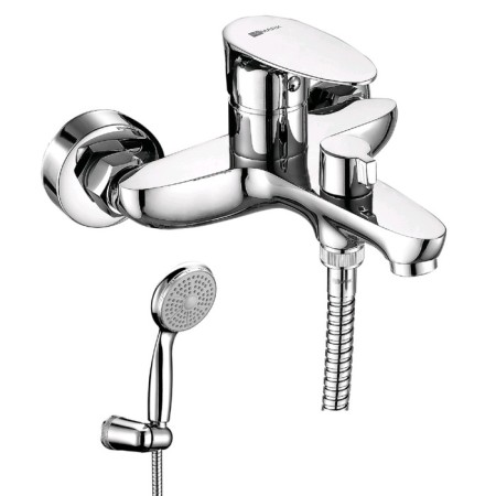 LEMARK NERO LM0214C bath mixer, with short pour, chromium color