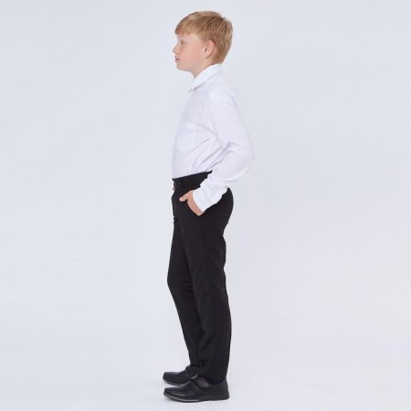 School shirt for a boy, white color, height 134 cm-2