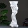 Figure pot "Angel with roses", white, 1.8 l/ 24x27x70cm