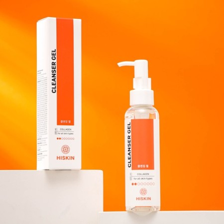 Washing gel, with collagen, Hiskin "Cleanser Gel", 120 ml