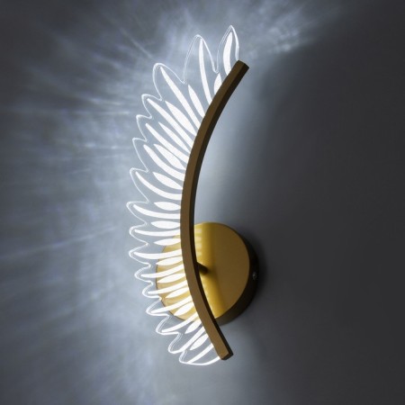 Bra "Wing" LED 12W 3000-6000k gold 40x12x10cm-4