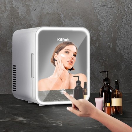 Cosmetics refrigerator KitFort KT-3158, 23 W, 38 dB, 12 ° C, 5 l, lane length 1.8 m-2