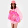 Bag Women's Beach Beach Please, 50x35x11 cm, pink color