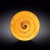 Deep plate Wilmax England Spiral, D = 25.5 cm, 350 ml, yellow color