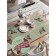 A set of napkins for setting the table "I love a dachshund", rectangular, rounded edges, size 30x46 cm, 4 pcs