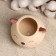 Kashpo "Good cat", 9x9x7cm, beige