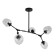 Nissa chandelier, size 108x80x45 cm, E27, 5x40W