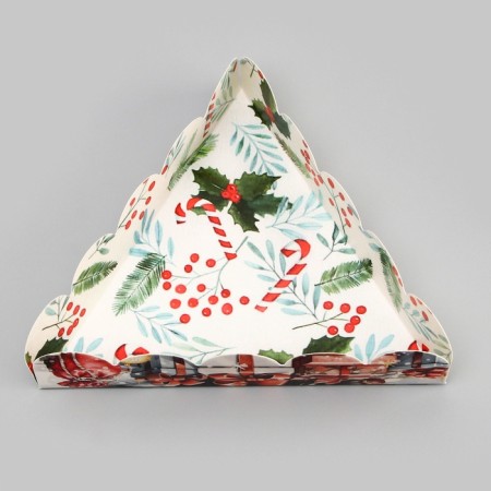 Bearbox, confectionery packaging, "New Year tree", 18 x 18 x 4 cm, New Year-4