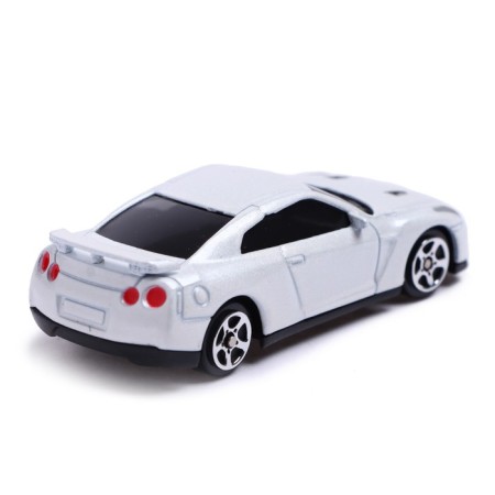 Metal machine Nissan GT-R (R35), 1:64, white color-2