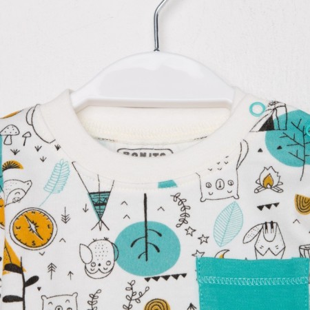 Nursery blouse, dairy color, height 68 cm-1