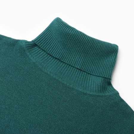 Turtleneck Women's Color Emerald, ONE SIZE (46-50)-5