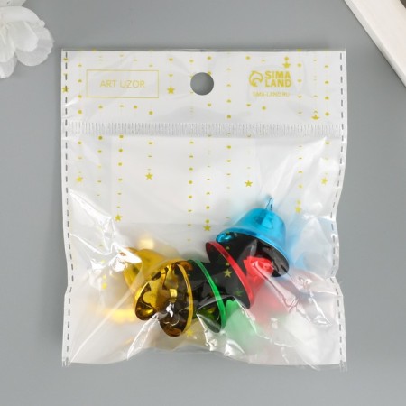 Set of decor for creativity "Color bells" d = 2.6 cm set 5 pcs-7