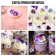 Flowers edible "Viola light blue" for cupcakes, cakes and drinks, 5 pcs.