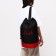 The backpack of the school Torba “everything will come true”, 45x20x25, the cord on the screed, red/black