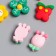 Decor for creativity plastic "Flower" mix 2x1 cm