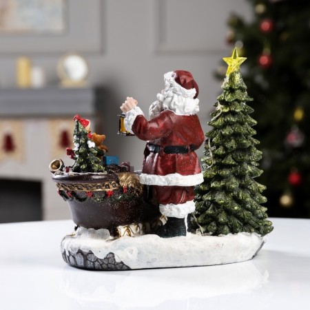LED figure "New Year's sleighs with gifts" 25x18cm, 17LED, AAX3 (not in the Complex), USB, RGB-5