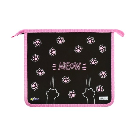 Folder d/notebooks A5 Lightning from above plastic 205*240 PT 73-12 Maldie Emoji paw foil 72733-3