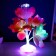 Nightlight "Bright flowers" LED from batteries 3AA H = 22 cm Mix Risalux