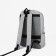 Male backpack on a zipper, Fulldorn, external pocket, a suitcase mount, color gray color