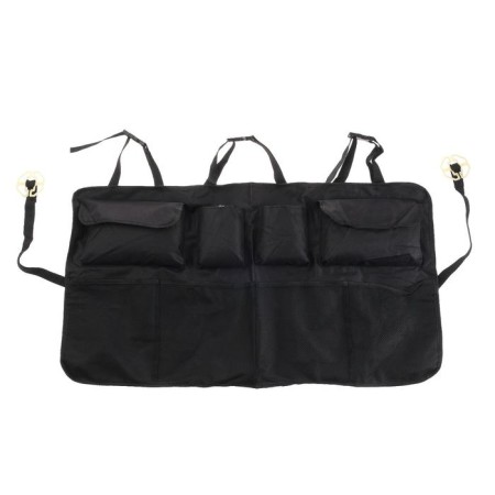 Organizer in the rear seat, 86 x 40 cm, 8 pockets, black