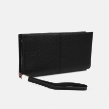 Women's wallet with lightning, black color