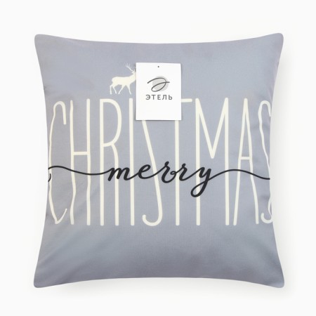 Set of decorative pillowcases Ethel "Hello, Winter" 40*40 cm - 4 pcs, 100% p/e, velor-9
