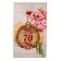 Jubilee medal with the ribbon "70 years. Red", d = 70 mm