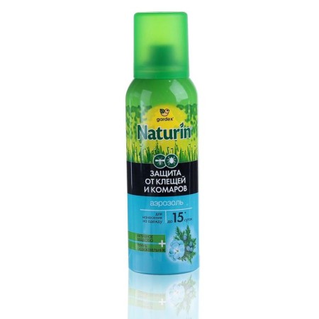 Aerosol "Gardex Naturin", from ticks and mosquitoes, bottle, 100 ml-1