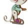 New Year's prefabricated pendant on the Christmas tree "New Year! Mouse "