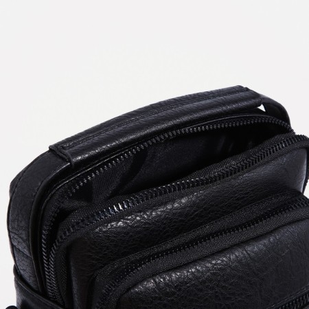 Male bag, black color-4