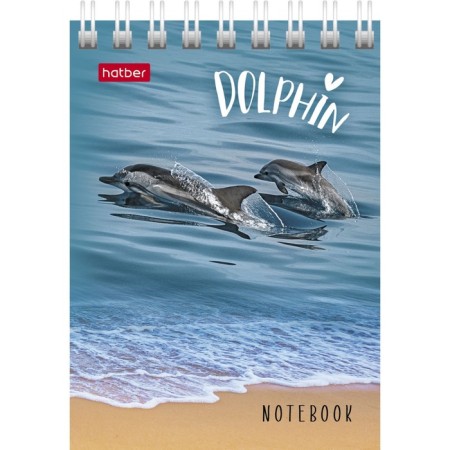 Notepad A7, 40 sheets on the crest "Underwater World", cover Cross Cardboard-2