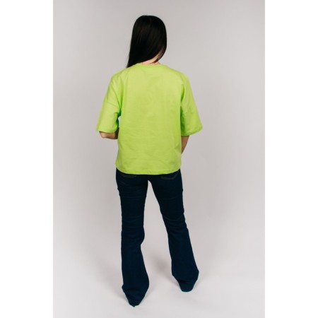 Female T -shirt, size 48, light green color-1