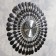 Wall clock, series: openwork, "style", discrete move, D-70 cm
