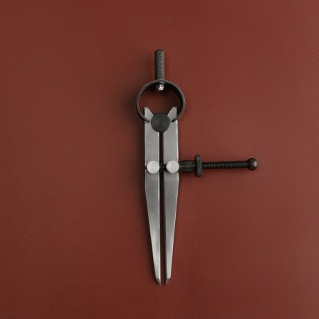 Crunching for the skin, marking, 100 mm, 15 × 8 cm, silver/black color-5
