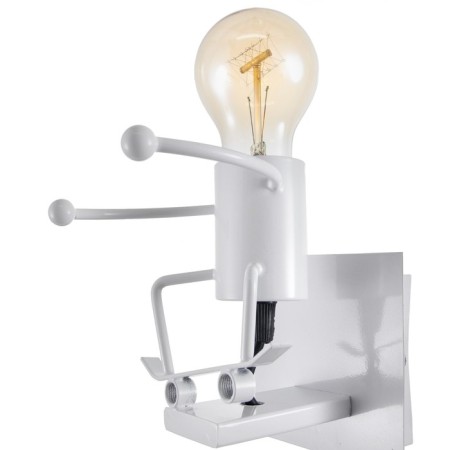 Sconces "man" E27 40W white 14x14x17 cm