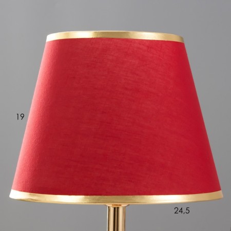 Layla table lamp E27 40W red-gold 25x25x41 cm Risalux-2