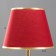 Layla table lamp E27 40W red-gold 25x25x41 cm Risalux