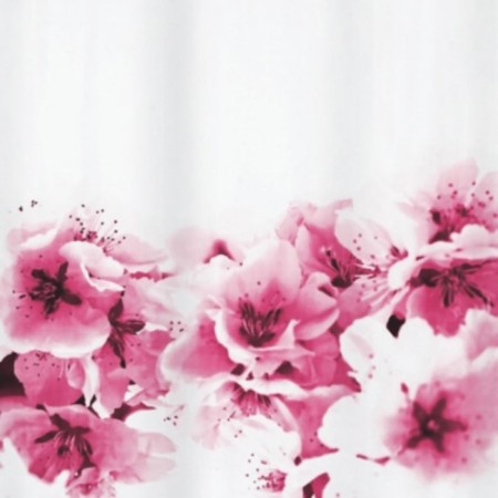 Amanda curtain decor. for the bathroom (polyester/roses.) 180x200 cm