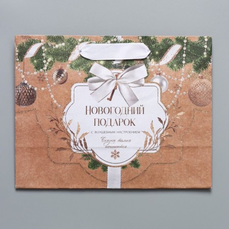 Craft horizontal package "New Year's toys", MS 23 x 18 x 10 cm, New Year-5