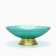 Serving dish "Fusion" on a metal leg, 24.5 x 24.5 x 9 cm