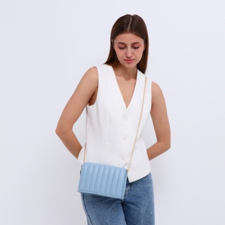 Magnet bag bag, long belt, blue color-6