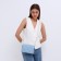 Magnet bag bag, long belt, blue color