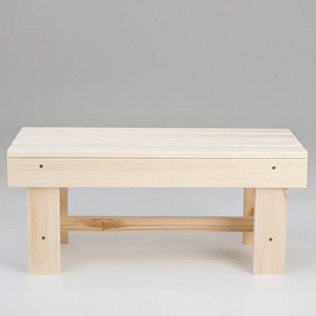 The bench is low, the platband, linden "Dobroparov", 70 × 33 × 30 cm-2