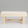 The bench is low, the platband, linden "Dobroparov", 70 × 33 × 30 cm