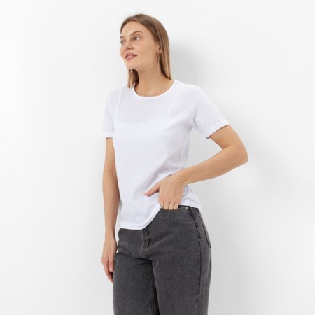 T -shirt female, white color, size 48-2