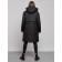 Coat insulated winter female, size 50, black color