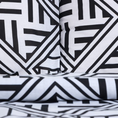 Lovelife bedding “ethnic pattern”: Crystick 200x217cm+pillowcase 70x70cm-2pcs, Poplin-3