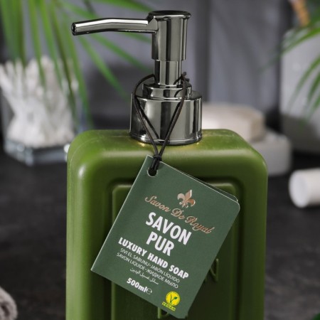Liquid luxury hand soap "Savon de Royal" green, 500 ml-2