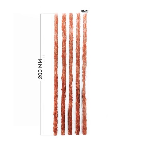 Rubber tourniquet for repairing tires CA-795, 20 cm, sheet, 5 pcs-1